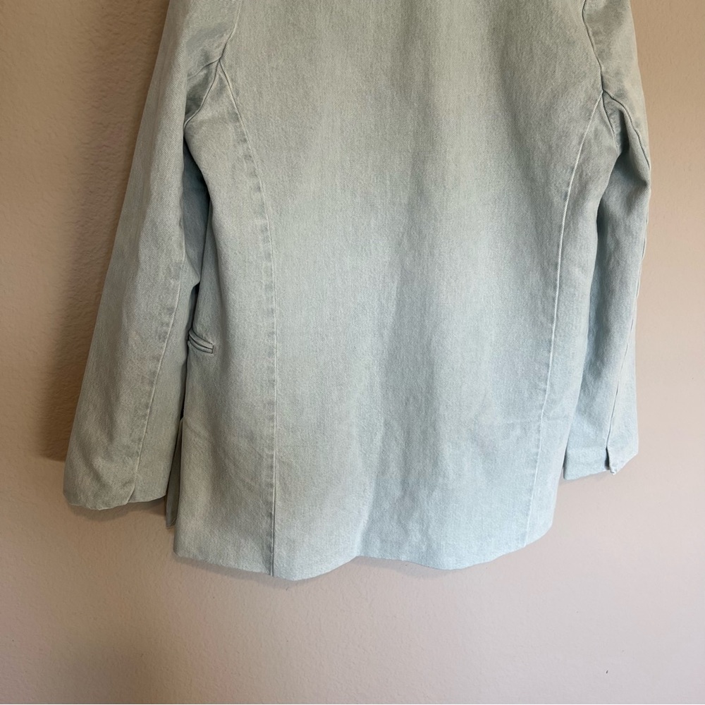 NWT Levi’s made & crafted light wash denim quilted sports coat blazer - Picture 14 of 16
